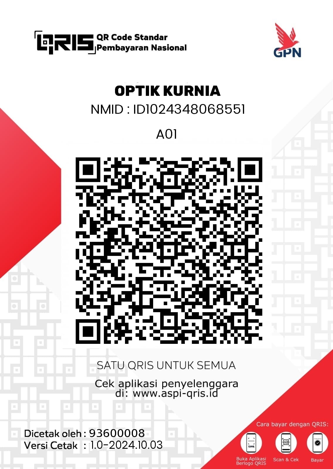 QRIS Optik Kurnia